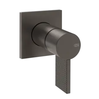 Смеситель для раковины Gessi INVERSO DIAMANTATO 73609#707 цвет-Black Metal Brushed PVD