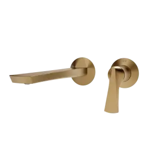 Смеситель для раковины Gessi VENTAGLIO 72088#726 цвет-Warm Bronze Brushed PVD