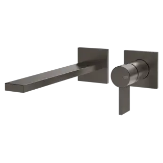 Смеситель для раковины Gessi INVERSO DIAMANTATO 73688#707 цвет-Black Metal Brushed PVD