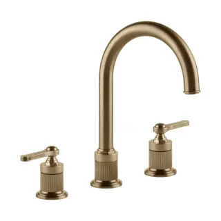 Смеситель для раковины Gessi VENTI20 65015#726 Warm Bronze Brushed PVD