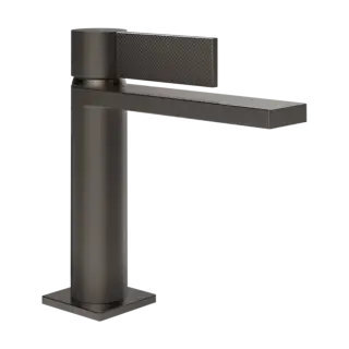 Смеситель для раковины Gessi INVERSO DIAMANTATO 73602#707 цвет-Black Metal Brushed PVD