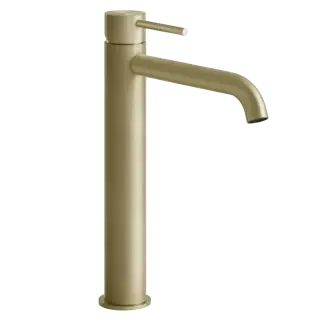 Смеситель для раковины Gessi FLESSA 54006#727 цвет-браш.латунь PVD