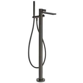 Смеситель для ванны Gessi INVERSO DIAMANTATO 73628#707 цвет-black metal brushed PVD