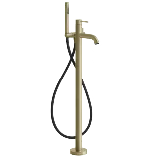 Смеситель для ванны Gessi GESSI316 54028#727 цвет-браш.латунь PVD