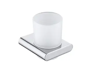 NOKEN CONCEPT Держатель зубных принадлежностей, матовое стекло/хром