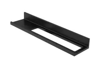 NOKEN ESSENCE C Полка для аксессуаров и полотенцедержатель 45 см, алюминий черный