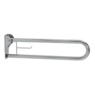 NOKEN EASY PMR Штанга откидная вертикальная 68 см с держателем туалетной бумаги, хром