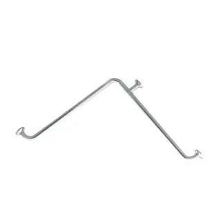 NOKEN EASY PMR Штанга горизонтальная угловая 70x74 см, без вертикальной штанги, хром