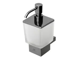 NOKEN URBAN C Дозатор настенный, стекло/титан