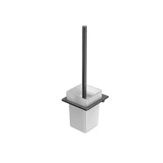 NOKEN OXO Ершик подвесной, черный матовый/матовое стекло