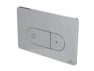 NOKEN OVAL Клавиша для двойного смыва, хром