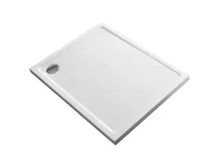 KRION ARQUITECT Поддон акриловый ДЕМО 120х75х5h см с надписями, белый