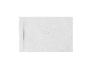 NOKEN UNSEEN Поддон из минерального литья с фактурной поверхностью, 120x80х2,5h см, белый