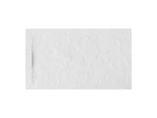 NOKEN UNSEEN Поддон из минерального литья с фактурной поверхностью, 140x80х2,5h см, белый