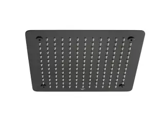 NOKEN LOGIC Верхний душ встраиваемый в потолок Square 30 см, 9 л/мин, чёрный