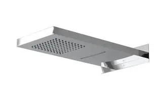 NOKEN LOGIC Верхний душ из стены с функцией дождевого душа и каскада, хром