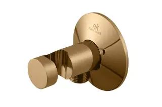 NOKEN LIGNAGE Настенный держатель для ручного душа с подводом воды, золото