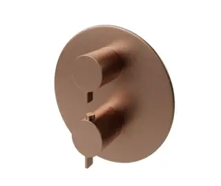 NOKEN LIGNAGE Внешняя часть термостатического сметителя, браш. медь