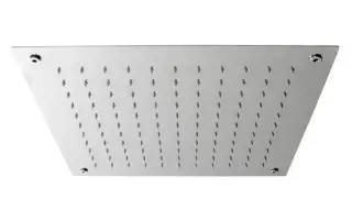 NOKEN LOGIC Верхний душ встраиваемый в потолок Square 40 см, 15 л/мин, хром