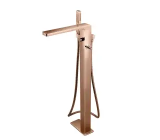 NOKEN LOUNGE Однорычажный смеситель для ванны/душа монтируемый в пол, медь