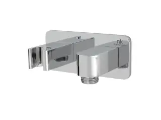 NOKEN LOUNGE Держатель ручного душа с подводом воды, связь 1/2”, хром