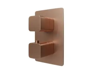 NOKEN LOUNGE Наружная часть термостатического смесителя Smartbox, браш. медь