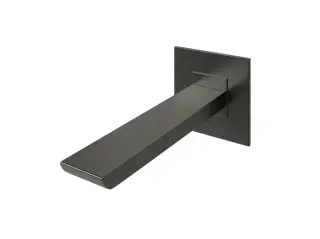 NOKEN OXO Излив для ванны настенный, 18,4 л/мин, вынос 212 мм, браш. титан