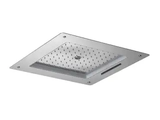 NOKEN LOUNGE Потолочный душ 60х60 см на 3 выхода, polished stainless steel