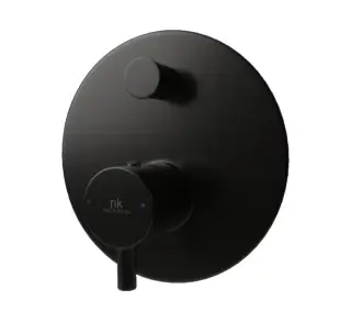 NOKEN RONDO Внешняя часть смесителя для душа, черный матовый