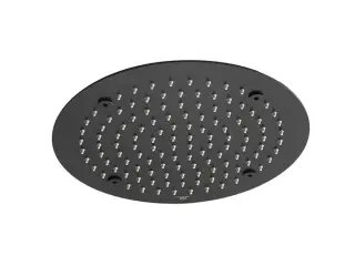 NOKEN RONDO Верхний душ встраиваемый в потолок 30 см, 9 л/мин, чёрный