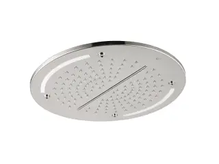 NOKEN RONDO Верхний душ встраиваемый в потолок д.40 см, хромотерапия, полир. сталь