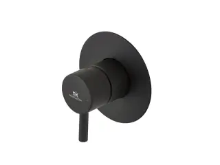 NOKEN ROUND Внешняя часть смесителя для душа на 1 потребитель, черный матовый