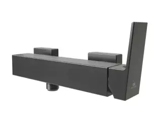 NOKEN SQUARE Смеситель для душа настенный, 18 л/мин, браш. титан