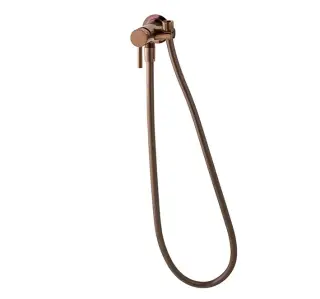 NOKEN Внешняя часть смесителя для гигиенического душа, шланг 125 см, 8,6 л/мин, браш. медь