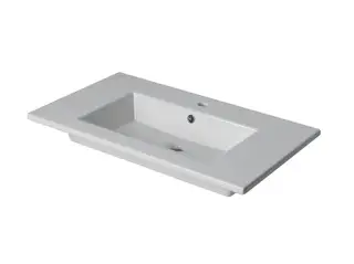 NOKEN MARNE Раковина 80 см подвесная со сливом и креплениями, белый