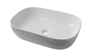 NOKEN LIEM Раковина 56х39 см для установки на столешницу без перелива, белый