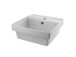 NOKEN PURE LINE Раковина встраиваемая с переливом 45х44 см, белый