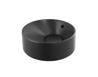 NOKEN TONO Раковина накладная 40 см, с переливом и керамическим ДК, чёрный