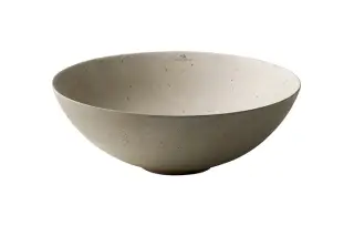 NOKEN SLENDER Раковина на столешницу Ø40 см, БЕЗ перелива, с ДК, caliza concrete