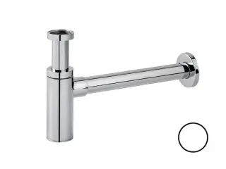 NOKEN ROUND Сифон в виде бутылки для раковины, белый