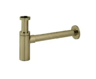 NOKEN ROUND Сифон в виде бутылки для раковины, браш. латунь