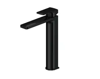 NOKEN CONCEPT N Однорычажный смеситель для раковины с высоким изливом, 5 л/мин, БЕЗ ДК, чёрный