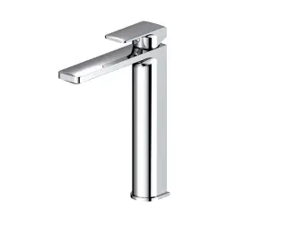 NOKEN CONCEPT N Однорычажный смеситель для раковины с высоким изливом, 5 л/мин, БЕЗ ДК, хром