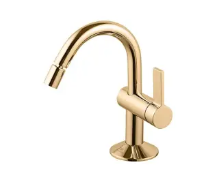 NOKEN LIGNAGE Однорычажный смеситель для биде, без ДК, 5 л/мин, золото