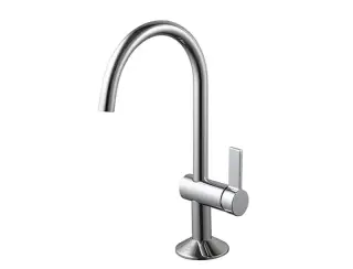 NOKEN LIGNAGE Смеситель однорычажный для раковины, без ДК, 5 л/мин, хром