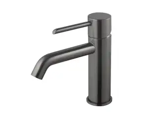 NOKEN ROUND Смеситель для раковины, без ДК, 3/8”, 5 л/мин, браш. титан