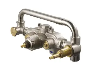 NOKEN TONO Скрытая часть термостатического смесителя на 2 потребителя, хром