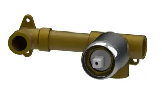 NOKEN TONO Скрытая часть смесителя для раковины из стены, хром