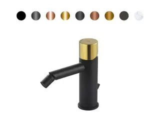 NOKEN ROUND CUSTOM Смеситель для биде, 5 л/мин, с ДК, черный матовый/colors.