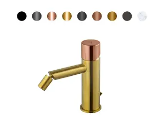 NOKEN ROUND CUSTOM Смеситель для биде, 5 л/мин, с ДК, брашированное золото/colors.